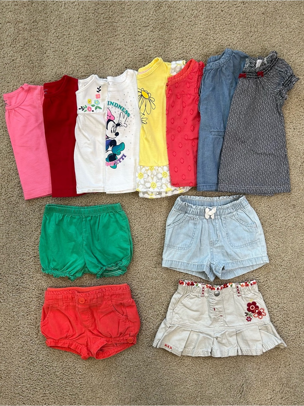 Girls Summer Clothing Bundle Size 12-18 Months